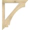 Ekena Millwork Imperial Traditional Rough Sawn Bracket w/ Offset Brace, Douglas Fir, 6"W x 38"D x 44"H BKT0604X38X44IMP01RDF - alternate 2